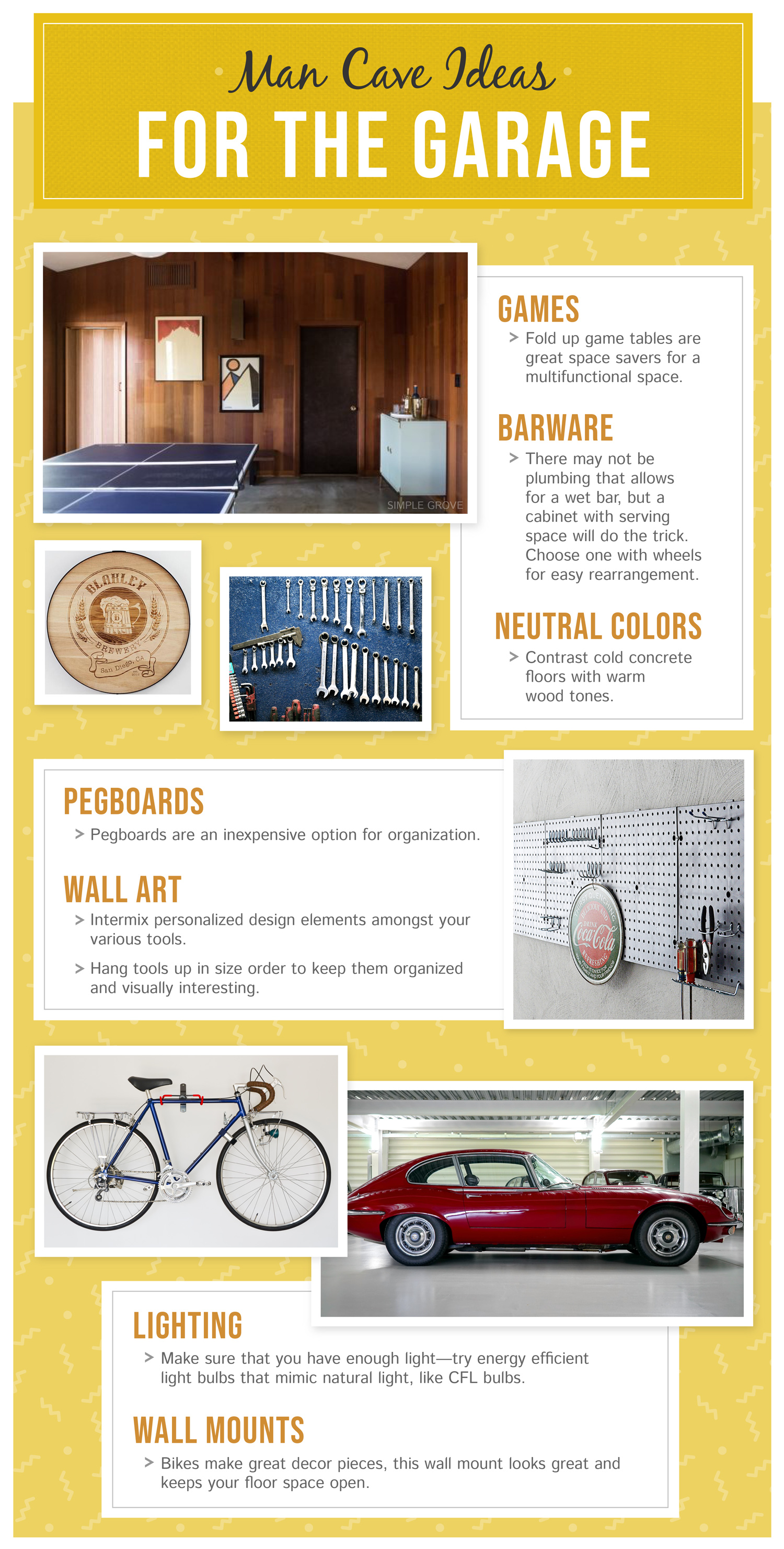 garage man cave ideas